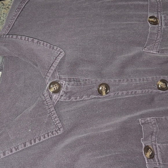 Maurices Deep Purple Relaxed Fit Shirt - Picture 7 of 7